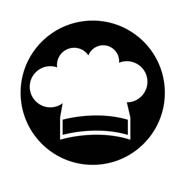 Chef hat isolated icon — Stock Vector