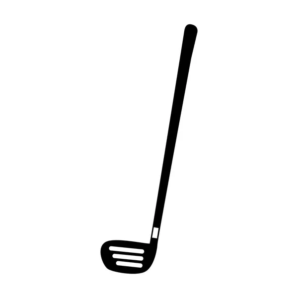 Golfclubs apparatuur pictogram — Stockvector