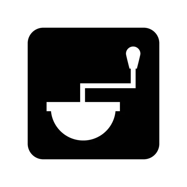 Coffee grinder isolated icon — Stock Vector