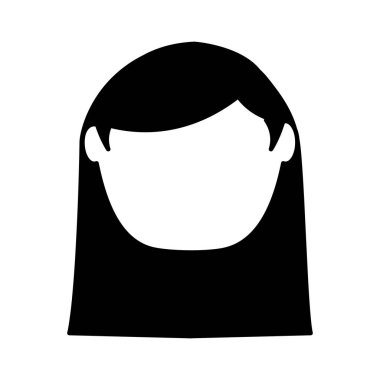 sevimli kadın avatar karakter