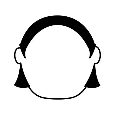 sevimli kadın avatar karakter