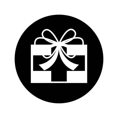 giftbox mevcut izole simgesi