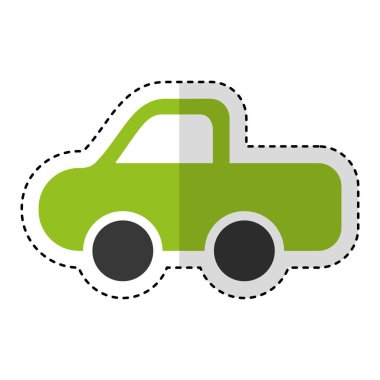 araba araç izole simgesi