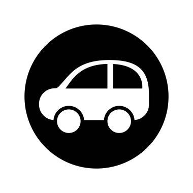araba araç izole simgesi