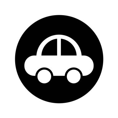 araba araç izole simgesi