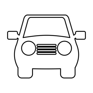 araba araç izole simgesi