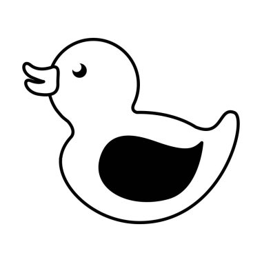 sevimli ördek oyuncak simgesi