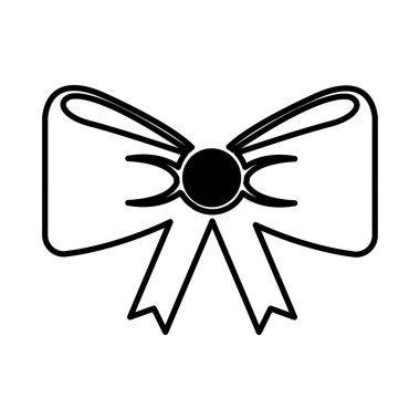 Şerit izole simgesiyle yay