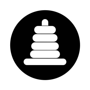 yığın yüzük oyuncak simgesi