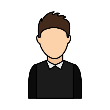 işadamı avatar karakter simgesi