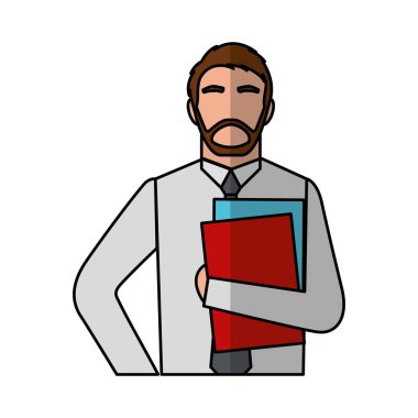 işadamı avatar karakter simgesi