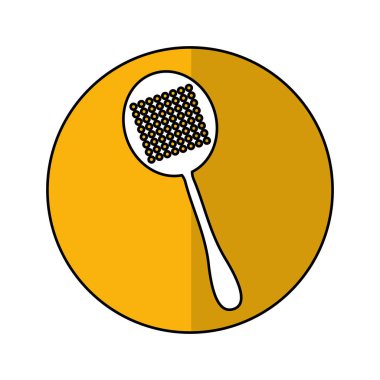 kaşık mutfak çatal bıçak izole simgesi