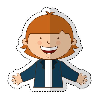 Küçük etnik çocuk karakter