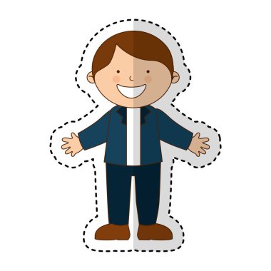 Küçük etnik çocuk karakter