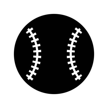 beyzbol topu izole simgesi