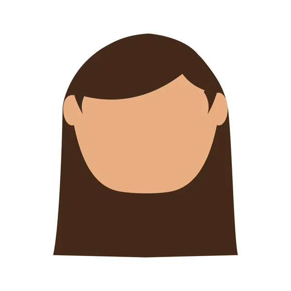 Leuke vrouw avatar karakter — Stockvector