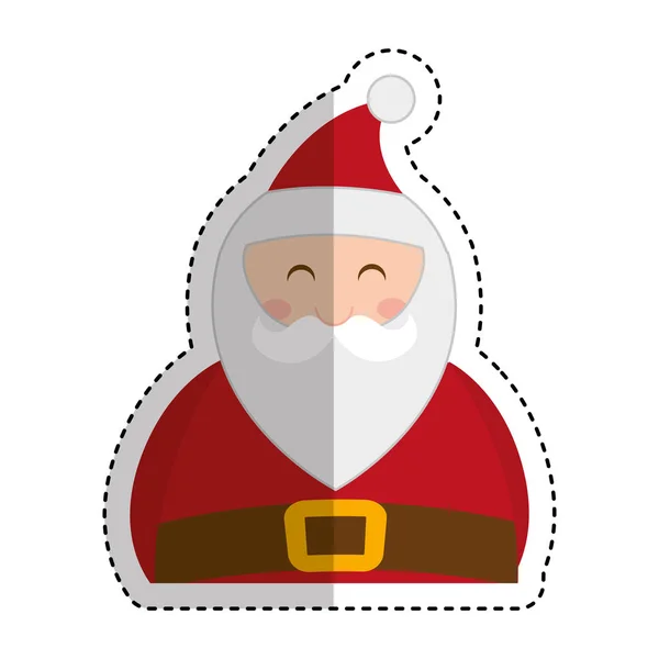 Mignon Père Noël claus caractère — Image vectorielle