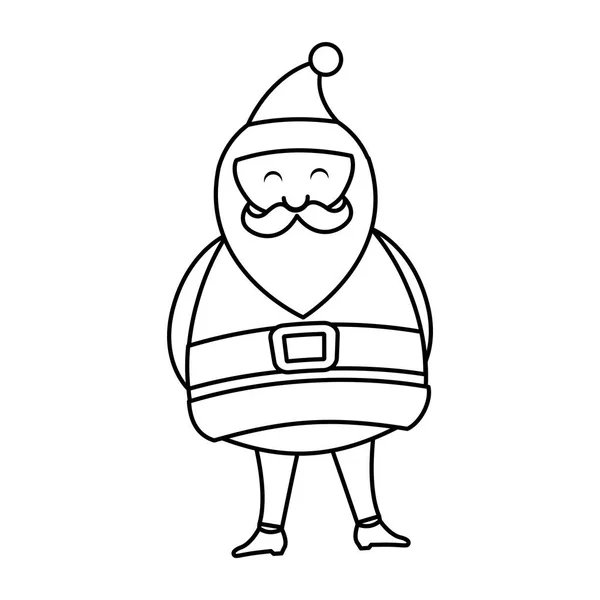 Süße Weihnachtsmann-Figur — Stockvektor