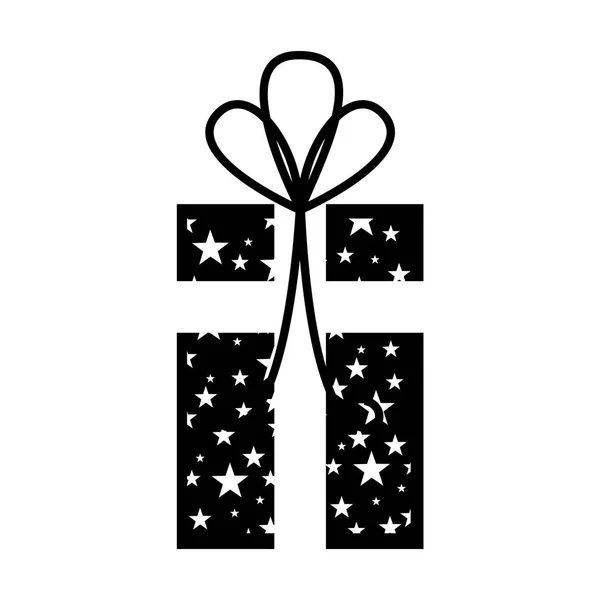 Giftbox présent icône isolée — Image vectorielle
