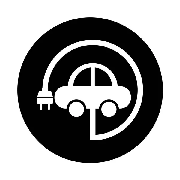 汽车与能源插头 — 图库矢量图片