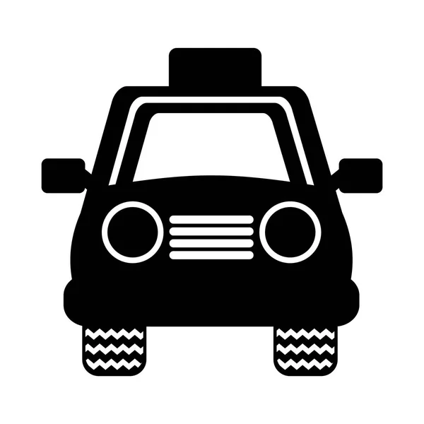 Taxi service isolated icon — Stock Vector