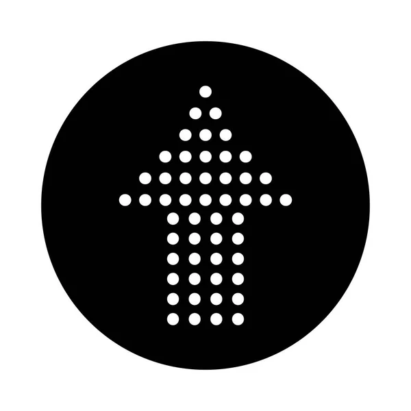 Geïsoleerd pictogram pijl-omhoog — Stockvector