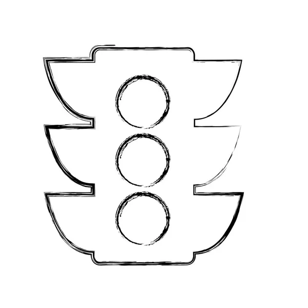 Ikone des leichten Verkehrs — Stockvektor