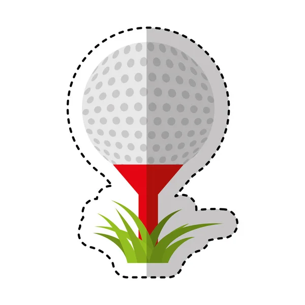 Golf-Sportball-Ikone — Stockvektor