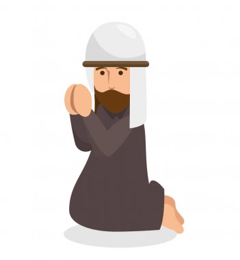 dua avatar izole simgesi