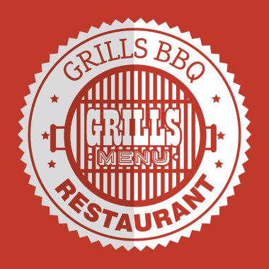 lezzetli Barbekü gıda simgesi