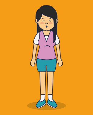 Genç kadın Avatar simge