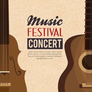 Müzik Festivali konser poster