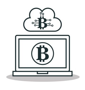 düz simgeler ticaret bitcoins