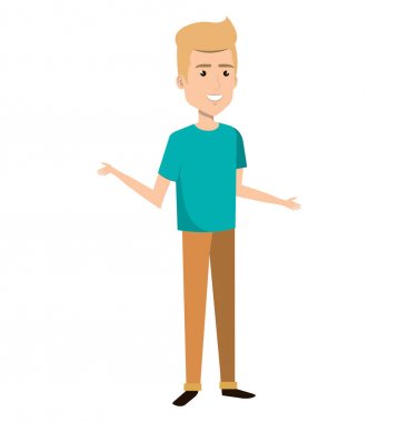 genç adam avatar karakter