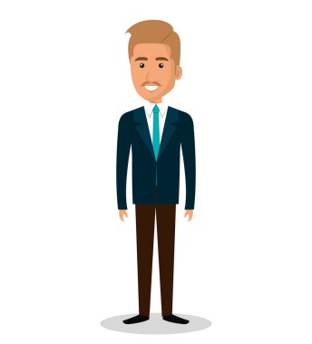 işadamı avatar karakter simgesi