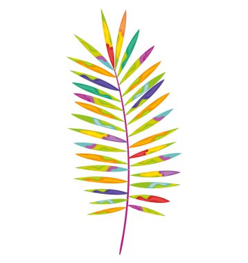 tropikal çiçek dekorasyon yapraklar