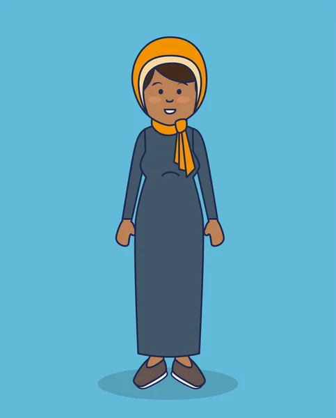 Junge Frau avatar icon — Stockvektor