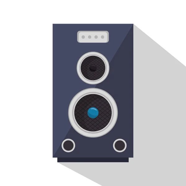 Hangszóró hang eszköz ikon — Stock Vector