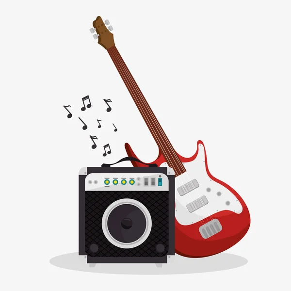 Zestaw ikon instrumentów muzycznych — Wektor stockowy