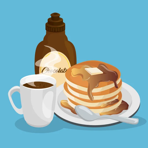 Dessert muffin icône sucrée — Image vectorielle