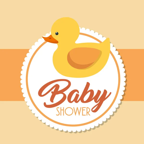 Zaproszenie baby shower — Wektor stockowy
