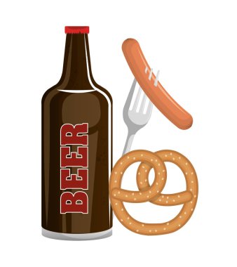 oktoberfest geleneksel gıda izole