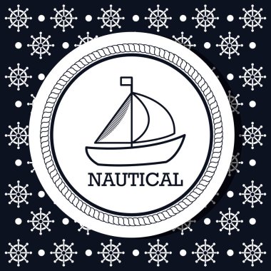 Tekne deniz tasarım izole gemi