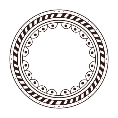 Boho dairesel Çerçevesi simgesi