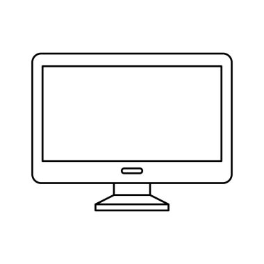 bilgisayar masaüstü ile şablon simgesi