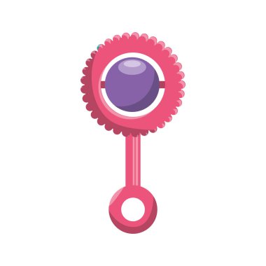 Bebek marakas izole simgesi