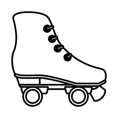 paten tekerlekleri izole simgesi