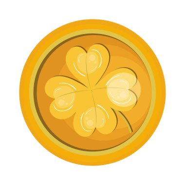 yonca simgesi olan madeni paralar