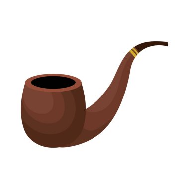 Ahşap Boru izole simgesi