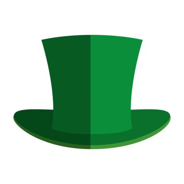 İrlandalı elf şapka izole simgesi